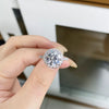 5 Carat Moissanite 925 Sterling Silver Round Ring test