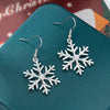Christmas Snowflake Dangle Earrings test