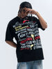 Men's Letter Round Neck Short Sleeve T-Shirt test