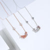 925 Sterling Silver Circle Pendant Necklace test