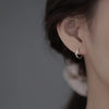 925 Sterling Silver Star Hoop Earrings test