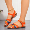 Woven Strap Buckle Sandals test