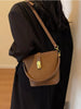 Gold Clasp Bucket Crossbody Bag test