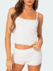 Lace Detail Cami and Shorts Set test