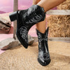 Point Toe Block Heels Boots test