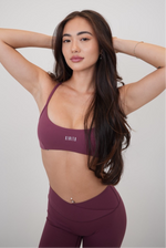 My Time Is Divine Plum Cross-Back Butter Soft Bra