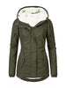 Full Size Sherpa-Lined Hooded Outerwear Plus Size test