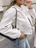 Snap Down Cropped Jacket test