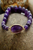 Handmade Amethyst Beaded Bracelet test