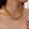18K Gold-Plated Alloy Twisted Necklace test