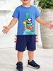 Children's Animal Print Tee & Dinosaur Decor Shorts Set test
