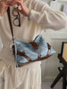 Vintage Wash Crossbody Bag with Leather Accents test