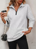 Quarter Zip Dropped Shoulder Sweatshirt test
