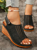 Open Toe Wedge Sandals test