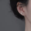 925 Sterling Silver Heart Stud Earrings test
