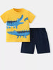Children's Crocodile Short Sleeve T-Shirt & Shorts Set