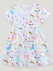 Children's Unicorn Print Short Sleeve Dress test