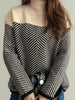 Contrast Turtleneck Long Sleeve Sweater test