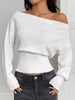 One Shoulder Cropped Sweater test