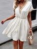 V-Neck Short Sleeve Mini Dress test