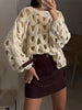 Chunky Cable Knit Hollow Out Sweater test