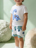 Children's Dinosaur Applique Two-Piece Set test