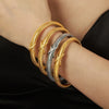 Titanium Steel Spring Shape Bracelet test