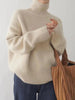 Turtleneck Dropped Shoulder Long Sleeve Sweater test