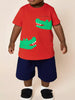 Kids' Crocodile Print T-shirt and Shorts Set test