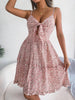 Frill Ditsy Floral Spaghetti Strap Mini Dress test