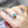 2 Carat Moissanite 925 Sterling Silver Ring test