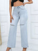 Distressed Wide-Leg Jeans test