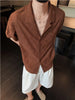 Men's Plus Size Textured Knit Short-Sleeve Shirt test