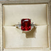 5 Carat Moissanite 925 Sterling Silver Ring test