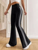 High-Waisted Side-Striped Flare Active Pants test