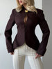 Slim-Fit Blazer with Gold Hardware Detail test