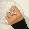 Alloy Pearl Open Ring test