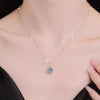 2 Carat Moissanite 925 Sterling Silver Necklace test