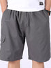 Men's Plus Size Loose Fit Cargo Shorts