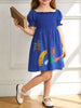 Children's Smocked Animal Puff Sleeve Dress test