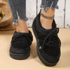 Lace Up Round Toe Platform Ankle Boots test