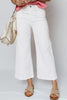 Pearl Embellished Side Seam Ankle-length Shift Jeans