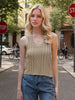 Cable-Knit V-Neck Knit Tank test