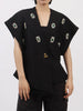 Plus Size Rhinestone Relaxed Fit Vest Coat test