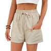 Casual Drawstring Elastic Waist Shorts test