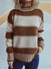 Contrast Round Neck Long Sleeve Sweater test