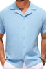 Men's Plus Size Button Down Short Sleeve Shirt test
