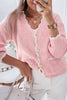 Contrast Trim V-Neck Long Sleeve Cardigan test