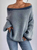 Striped Boat Neck Sweater test