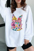 Bunny Graphic Round Neck Sweatshirt test